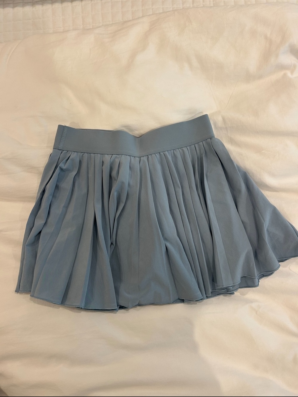 TNA Light Blue Pleated Skater Skirt